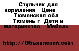 Стульчик для кормления › Цена ­ 900 - Тюменская обл., Тюмень г. Дети и материнство » Мебель   